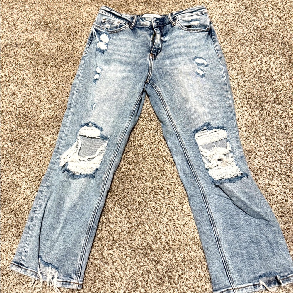 Lovervet Reg/Curvy You're My Lover Cropped Straight Leg Jeans - 29/9